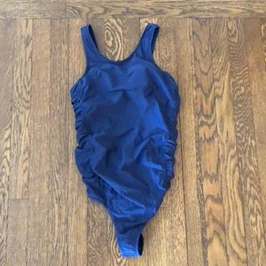 NWT motherhood maternity navy one piece